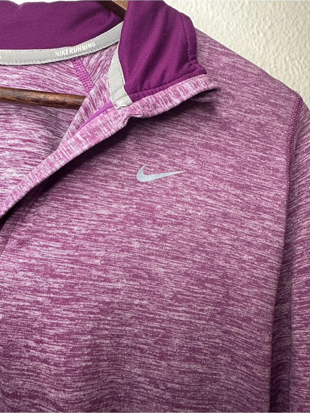 Nike Dri-Fit Purple Quarter-Zip Pullover